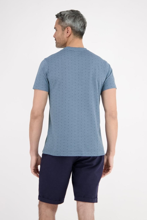 Lerros t-shirt/serafino 1/2 arm